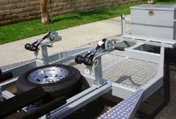 Jet Ski Trailer, Spare Tire Location