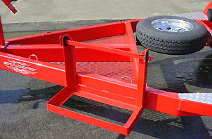 Front Mesh Storage Area & Gas Rack